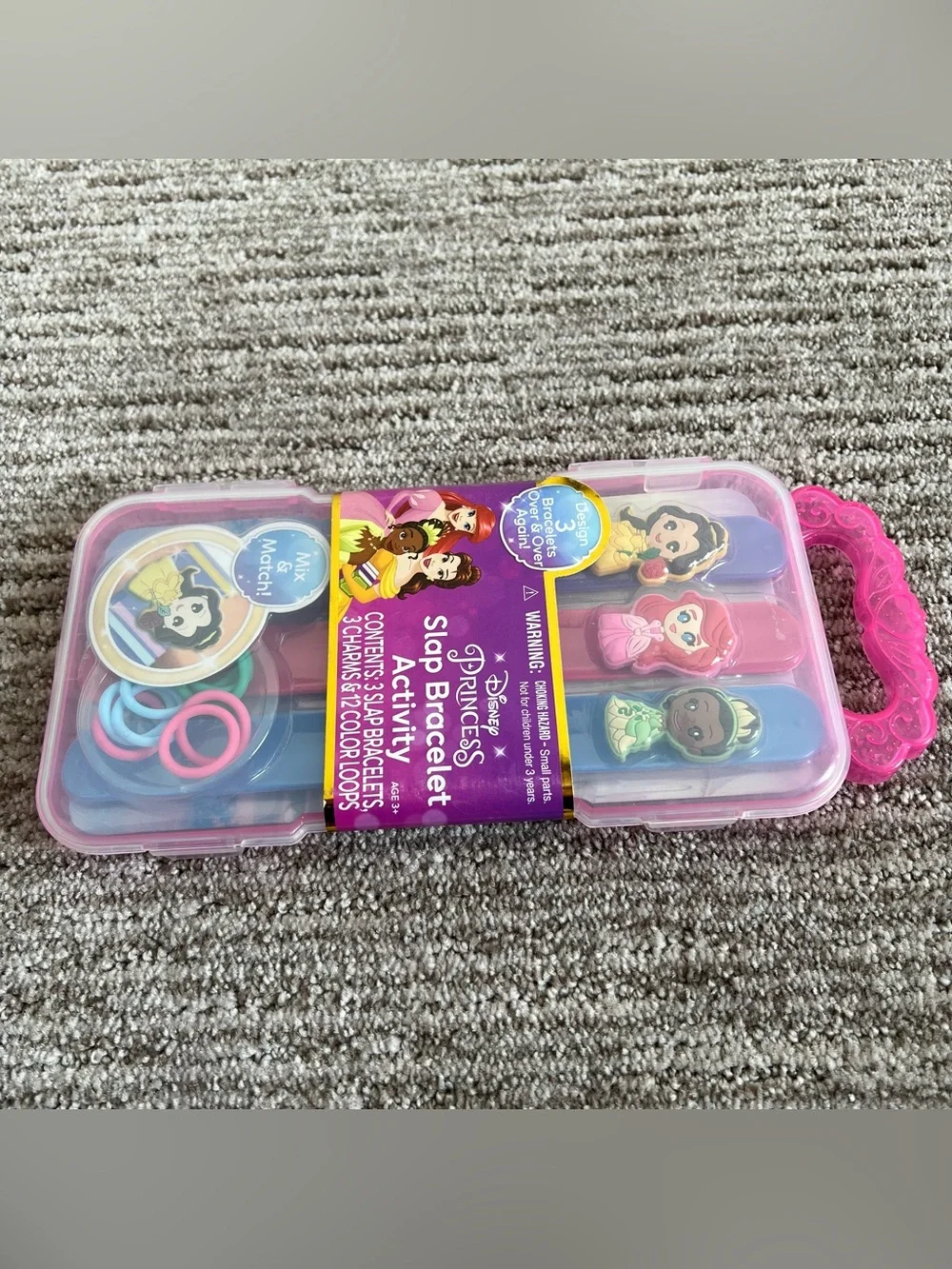 NWT Disney Princess Slap Bracelet Activity Set